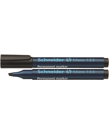 Marker permanentny SCHNEIDER Maxx 133, ścięty, 1-4 mm, czarny