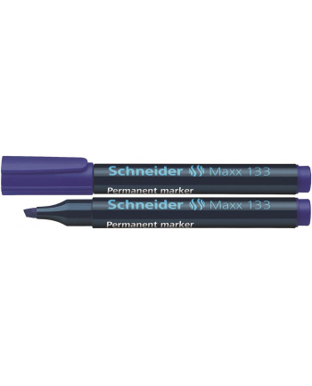 Marker permanentny SCHNEIDER Maxx 133, ścięty, 1-4 mm, niebieski