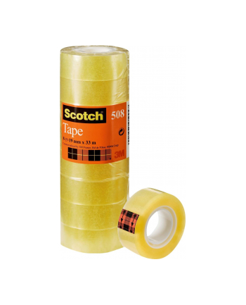 3M-SCOTCH Taśma samoprzylepna ekonomiczna SCOTCH® (508), 19mm, 33m, 8szt.