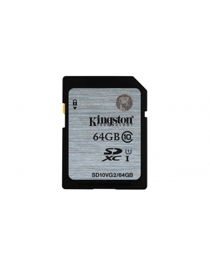 Kingston karta pamięci 64GB SDHC Class10 UHS-I 45MB/s read główny