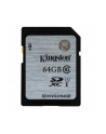 Kingston karta pamięci 64GB SDHC Class10 UHS-I 45MB/s read - nr 1