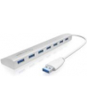 RaidSonic Icy Box 4x Port USB 3.0 Hub, Srebny - nr 14