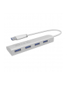 RaidSonic Icy Box 4x Port USB 3.0 Hub, Srebny - nr 25