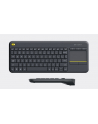 Logitech Wireless Touch Keyboard K400 Plus Black (US International) - nr 99