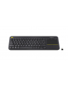 Logitech Wireless Touch Keyboard K400 Plus Black (US International) - nr 113