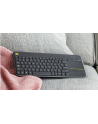 Logitech Wireless Touch Keyboard K400 Plus Black (US International) - nr 116
