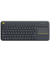 Logitech Wireless Touch Keyboard K400 Plus Black (US International) - nr 59