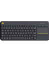 Logitech Wireless Touch Keyboard K400 Plus Black (US International) - nr 63