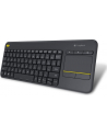 Logitech Wireless Touch Keyboard K400 Plus Black (US International) - nr 64