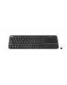 Logitech Wireless Touch Keyboard K400 Plus Black (US International) - nr 67