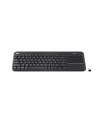 Logitech Wireless Touch Keyboard K400 Plus Black (US International) - nr 75