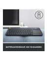 Logitech Wireless Touch Keyboard K400 Plus Black (US International) - nr 80