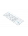 Logitech Wireless Touch Keyboard K400 Plus white (US International) - nr 21