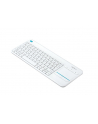 Logitech Wireless Touch Keyboard K400 Plus white (US International) - nr 41