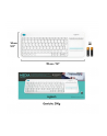 Logitech Wireless Touch Keyboard K400 Plus white (US International) - nr 47