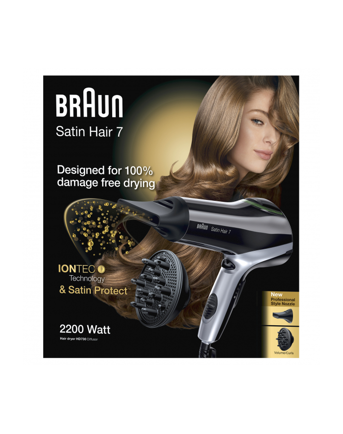 Suszarka Braun HD 730 DF5 (2200W/Czarny) główny