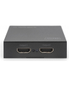 Rozdzielacz splitter HDMI 4K UHD 3D, 2-portowy DIGITUS - nr 60