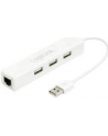 Adapter Logilink USB2.0 do RJ45 Ethernet UA0174A HUB 3x USB - nr 9