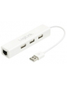 Adapter Logilink USB2.0 do RJ45 Ethernet UA0174A HUB 3x USB - nr 3