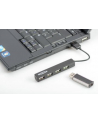 HUB 4-portowy USB2.0 ''Mini'', pasywny, czarny EDNET - nr 3