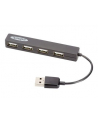 HUB 4-portowy USB2.0 ''Mini'', pasywny, czarny EDNET - nr 6