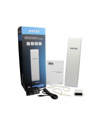 Netis Outdoor Access Point -Punkt Dostępowy 2.4GHz, 802.11b/g/n, 300Mbps, PoE