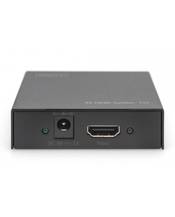 Rozdzielacz splitter HDMI 4K UHD 3D, 2-portowy DIGITUS