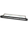 LOGILINK- Patchpanel Keystone 24-portowy, ekranowany, czarny - nr 13