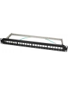 LOGILINK- Patchpanel Keystone 24-portowy, ekranowany, czarny - nr 15