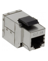 LOGILINK- Przejściówka Keystone 2 x RJ45 Cat.6A STP, snap-in mounting - nr 10