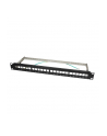 LOGILINK- Patchpanel Keystone 24-portowy, ekranowany, czarny - nr 2