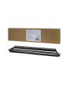 LOGILINK- Patchpanel Keystone 24-portowy, nieekranowany, czarny - nr 7