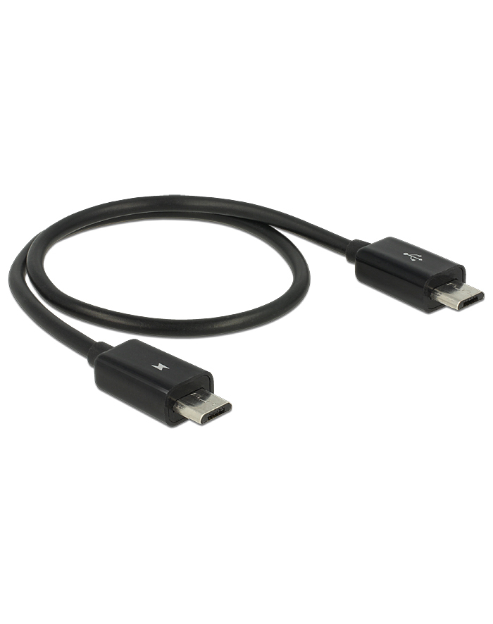Delock Przewód do współdzielenia Micro USB-B męską > Micro USB-B męską OTG główny
