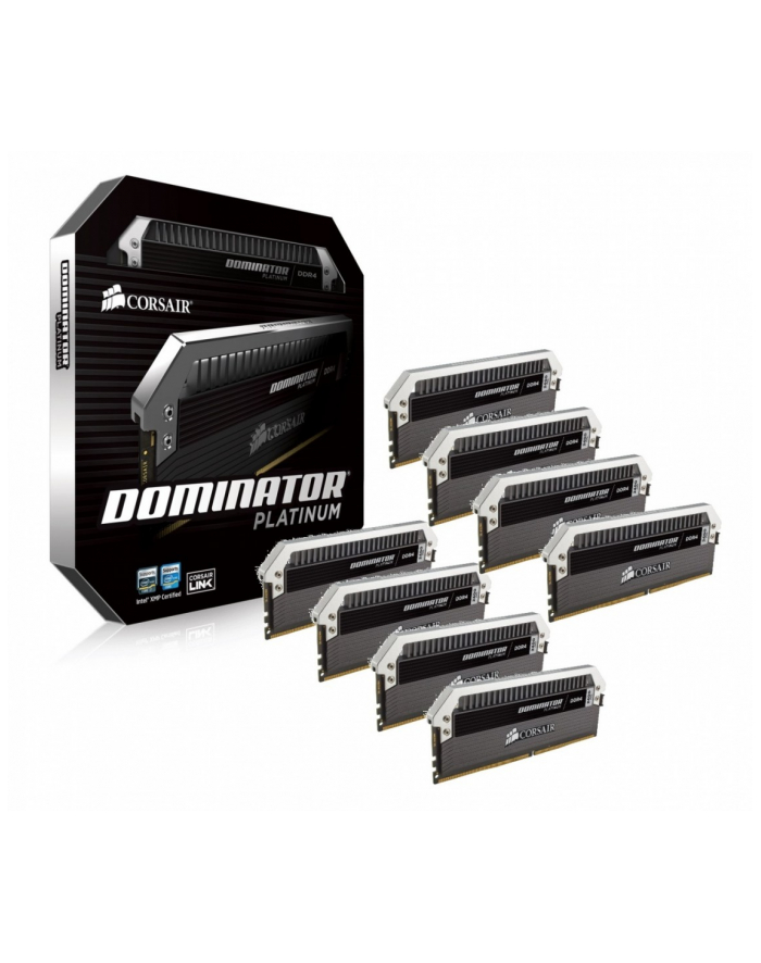 Corsair DDR4 Dominator PLATINUM 128GB/2666(8*16GB) CL15-17-17-35 1.20V Airflow Platinum Fan Assembly Included główny