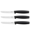 Fiskars FF Dinner knife set (3pcs, black) - nr 2
