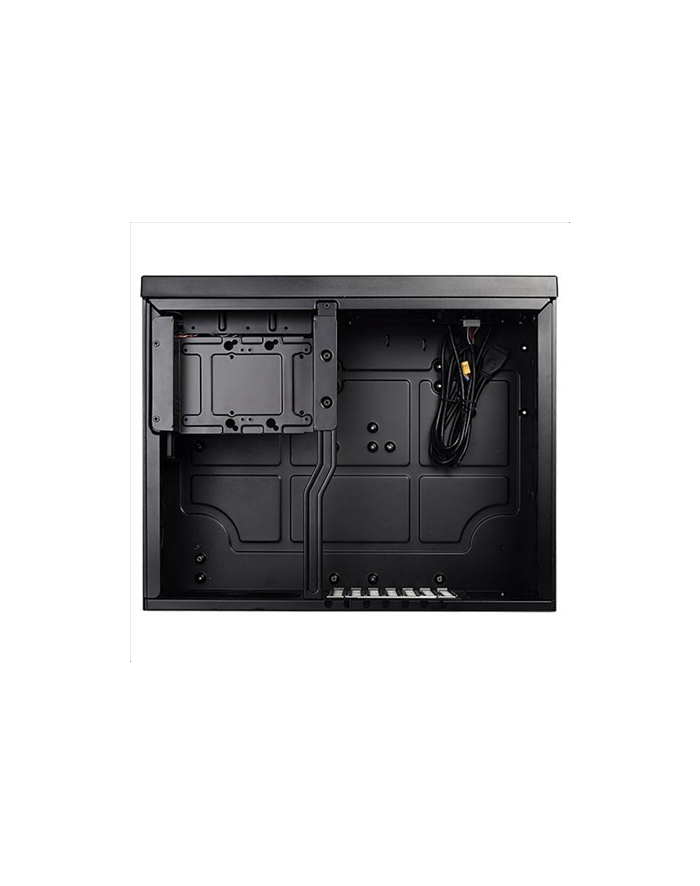 SilverStone Grandia GD08B HTPC/ desktop case, USB 3.0 x2, black, w/o PSU główny