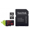 SANDISK microSDXC 128GB class 10 80MB/s MOBILE + Adapter - nr 23