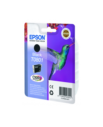 EPSON Tusz Czarny T0801=C13T08014011  8 ml