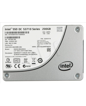DYSK SSD INTEL DC S3710 200GB 2 5  SATA3 SGL PACK