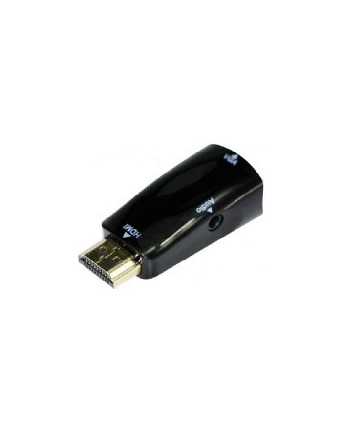 Adapter HDMI A(M)->VGA(F) + AUDIO Gembird główny