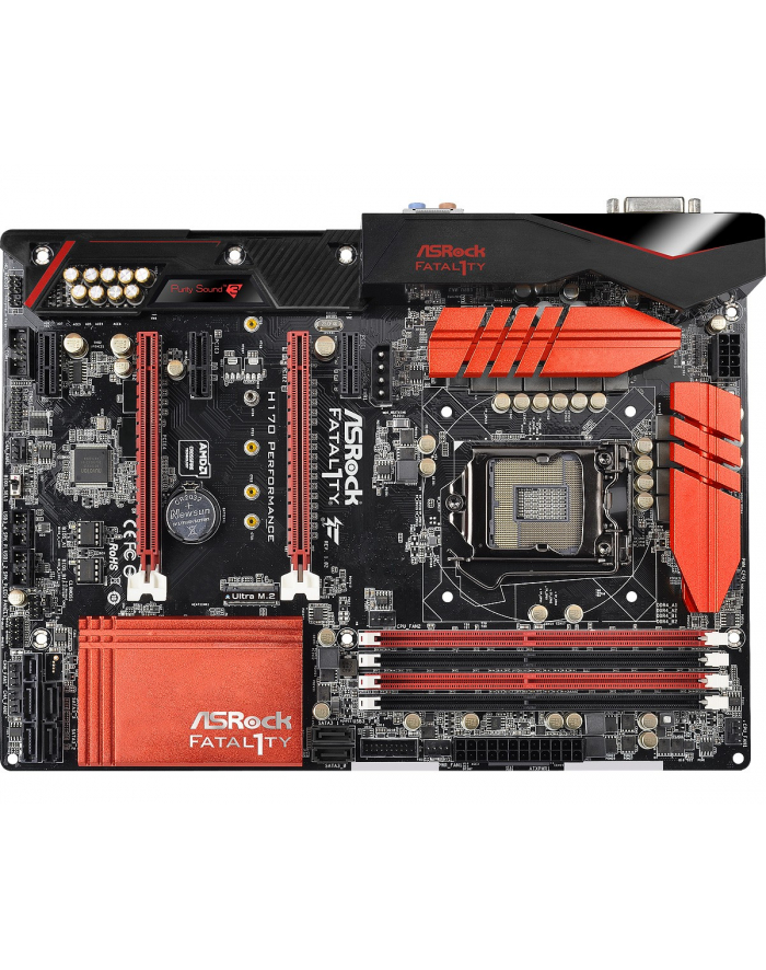 Płyta ASRock Fatal1ty H170 Performance /H170/DDR4/SATA3/SE/M.2/USB3.0/PCIe3.0/s.1151/ATX główny