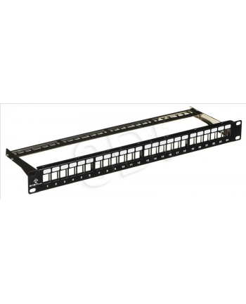 A-LAN ALANTEC patch panel   19   1U  24 porty  niewyposażony ( na keystony)