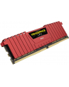 Corsair DDR4 Vengeance LPX 16GB/2666(2*8GB) CL16-18-18-35 RED 1,20V                                                                                   XMP 2.0 - nr 25