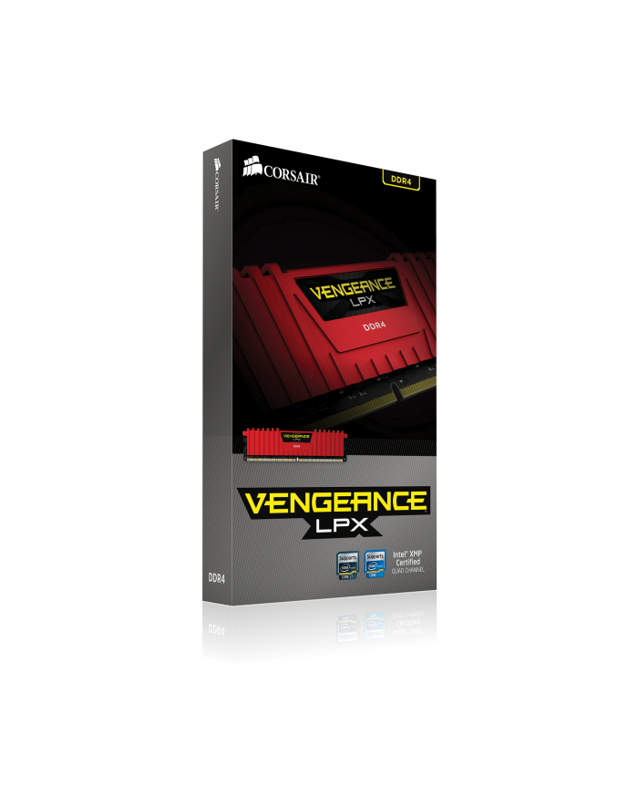 Corsair DDR4 Vengeance LPX 16GB/2666(2*8GB) CL16-18-18-35 RED 1,20V                                                                                   XMP 2.0 główny