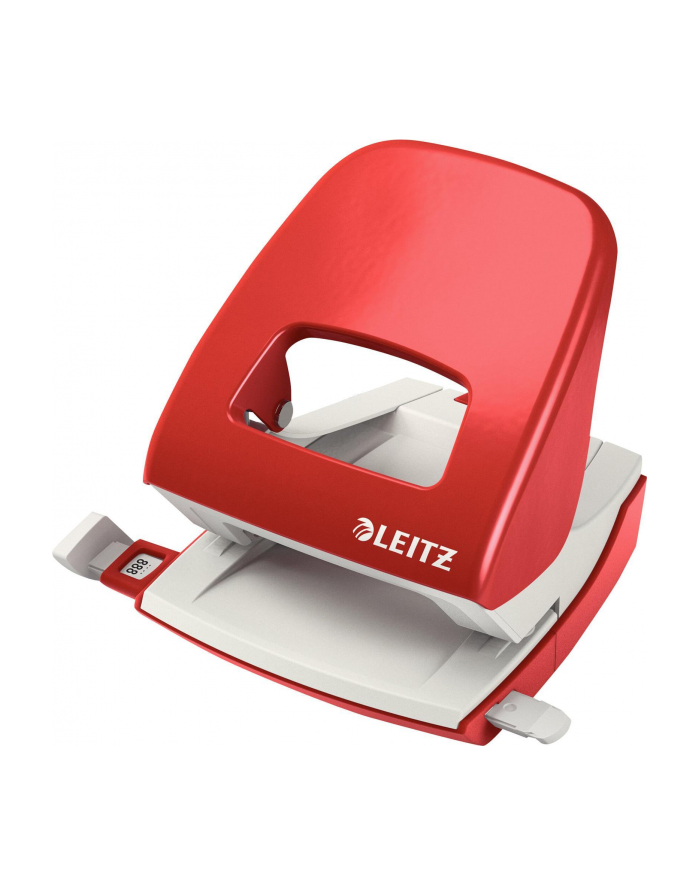 Dziurkacz mocny 5008 Leitz czerwony główny