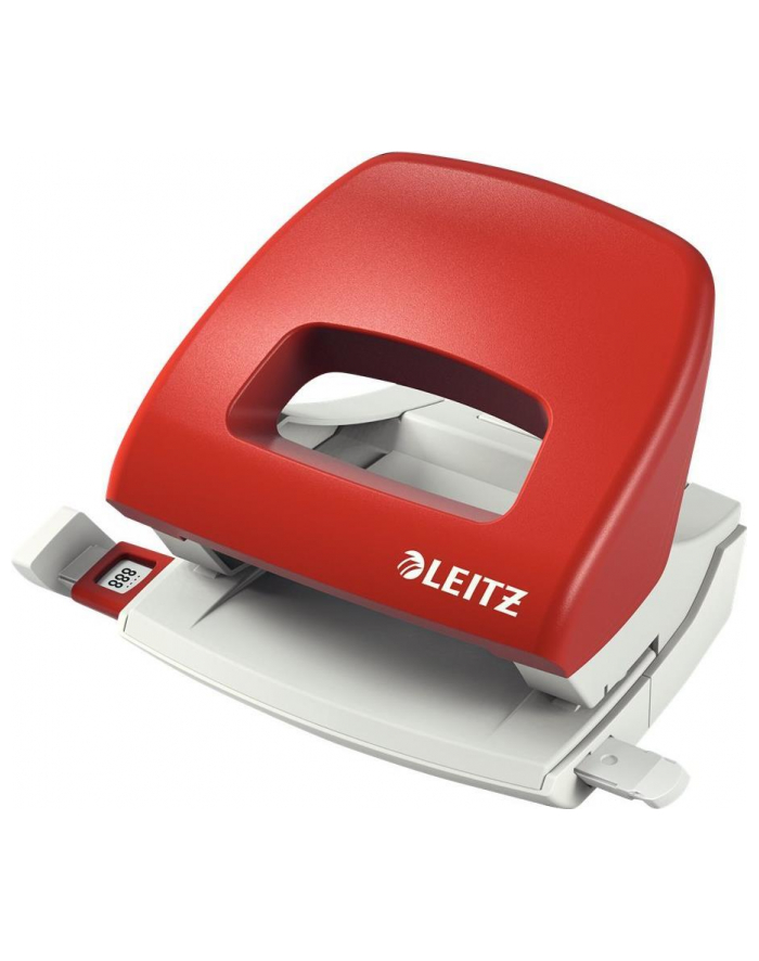 Dziurkacz średni 5038 Leitz czerwony główny