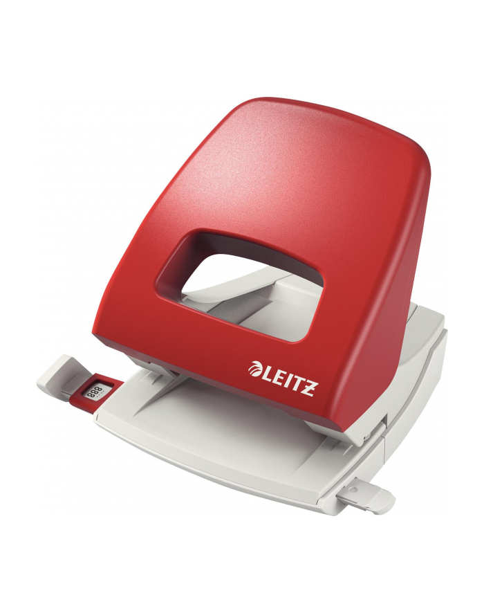 Dziurkacz Duży Leitz 5005 czerwony główny