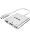 Sandberg Replikator portów USB-C - HDMI+USB - nr 9