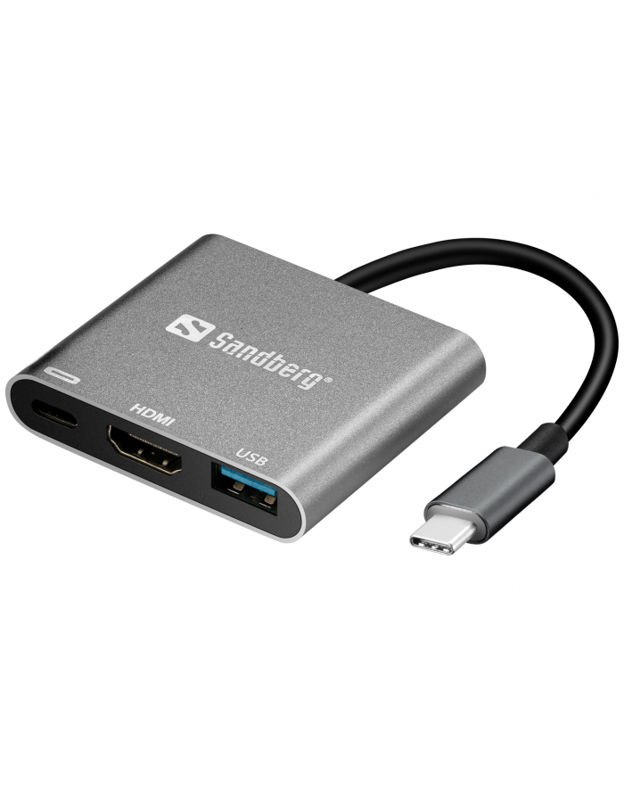 Sandberg Replikator portów USB-C - HDMI+USB główny