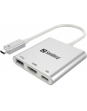Sandberg Replikator portów USB-C - HDMI+USB - nr 1